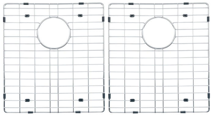 Gravena Ruvati Corner Butterfly Undermount Kitchen Sink 16 Gauge 44″ Double Bowl – Model # RVH8400