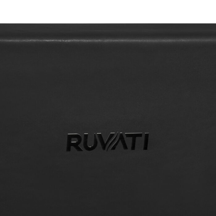 Fiamma Model: RVL4018MBK Ruvati 30-inch Matte Black Fireclay Modern Farmhouse Offset Drain Kitchen Sink Single Bowl – RVL4018MBK