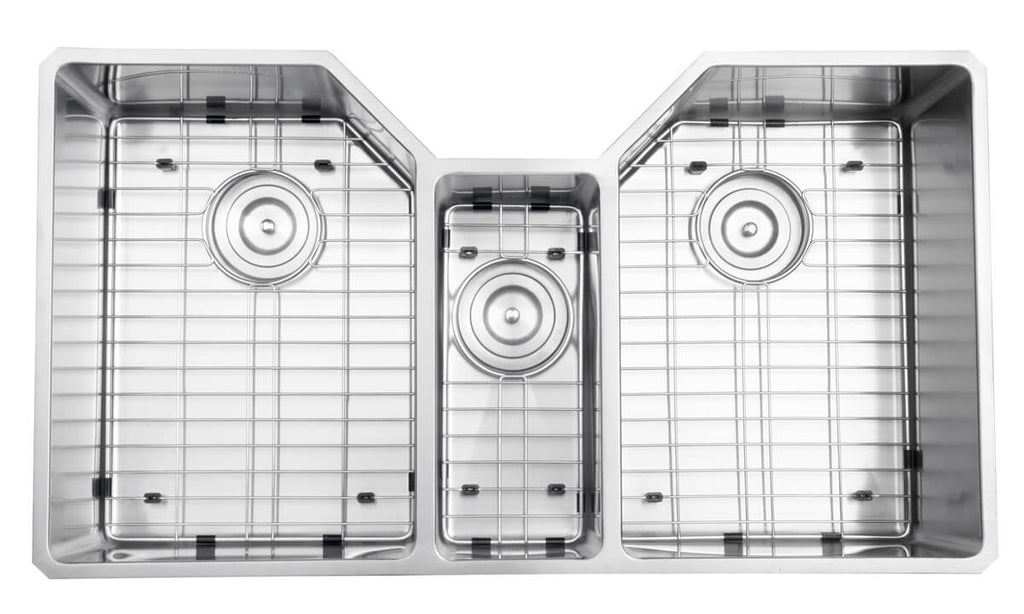 Gravena Ruvati 35″ Triple Bowl Undermount 16 Gauge Stainless Steel Kitchen Sink – Model # RVH8500