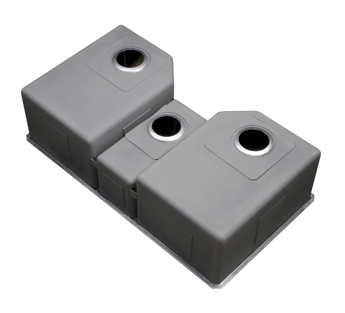 Gravena Ruvati 35″ Triple Bowl Undermount 16 Gauge Stainless Steel Kitchen Sink – Model # RVH8500