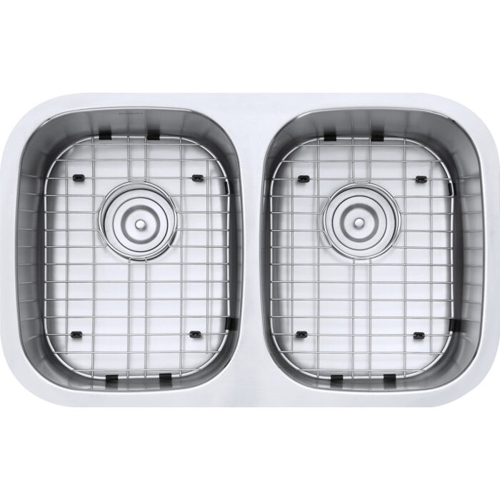 Parmi Model: RVM4301 Ruvati 29-inch Undermount 50/50 Double Bowl 16 Gauge Stainless Steel Kitchen Sink – RVM4301