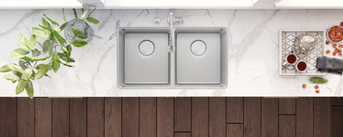 Modena Model: RVM5099 Ruvati 31-inch Undermount Kitchen Sink 50/50 Double Bowl 16 Gauge Stainless Steel – RVM5099