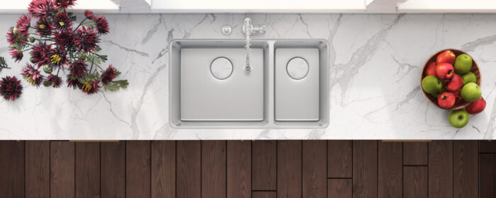 Modena Model: RVM5300 Ruvati 32-inch Undermount Kitchen Sink 70/30 Double Bowl 16 Gauge Stainless Steel – RVM5300