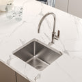 Modena Model: RVM5916 Ruvati 18-inch Undermount Bar Prep Kitchen Sink 16 Gauge Stainless Steel Single Bowl – RVM5916