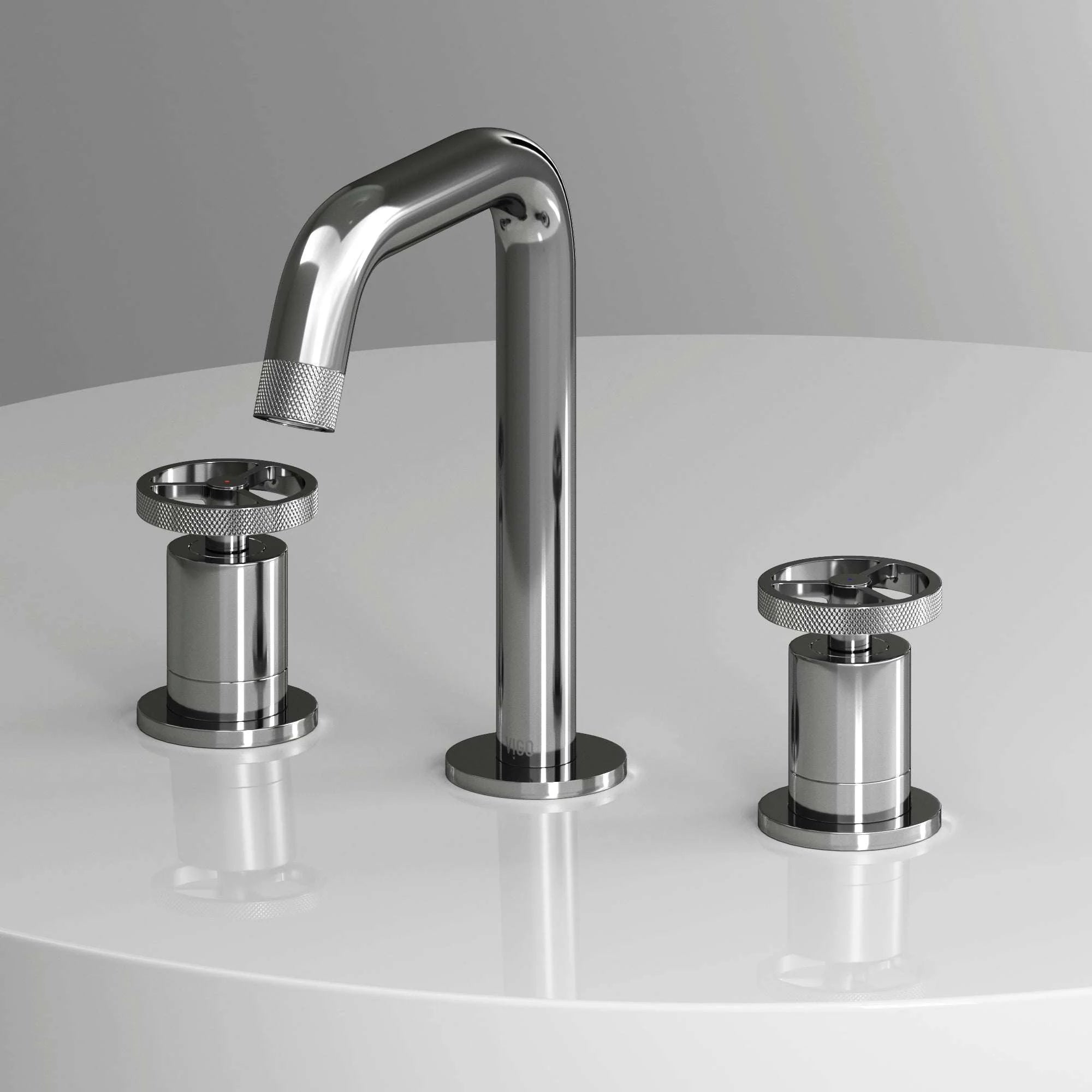 VIGO - Cass 2 Handle Widespread Bathroom Faucet In Chrome Model# VG01301CH