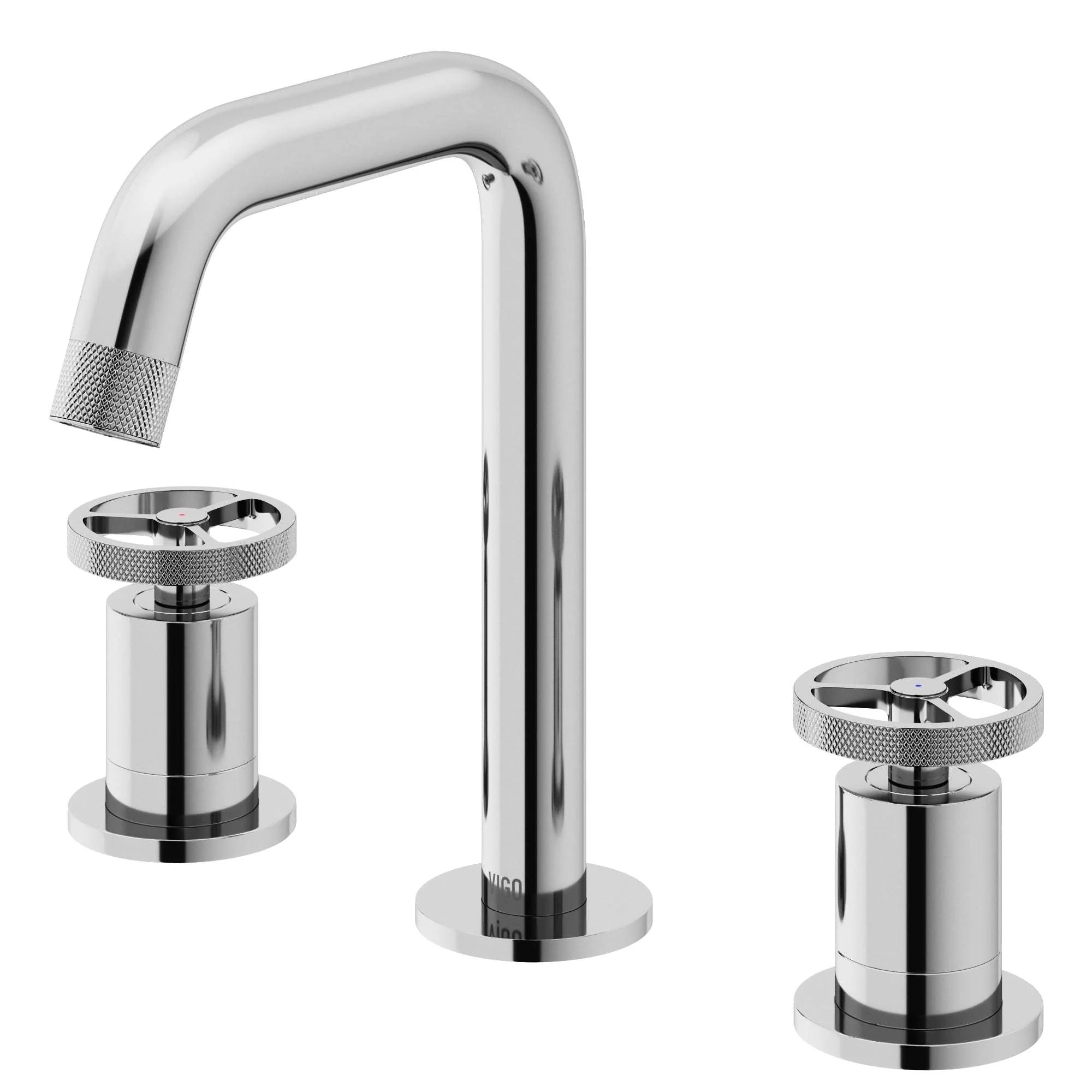 VIGO - Cass 2 Handle Widespread Bathroom Faucet In Chrome Model# VG01301CH
