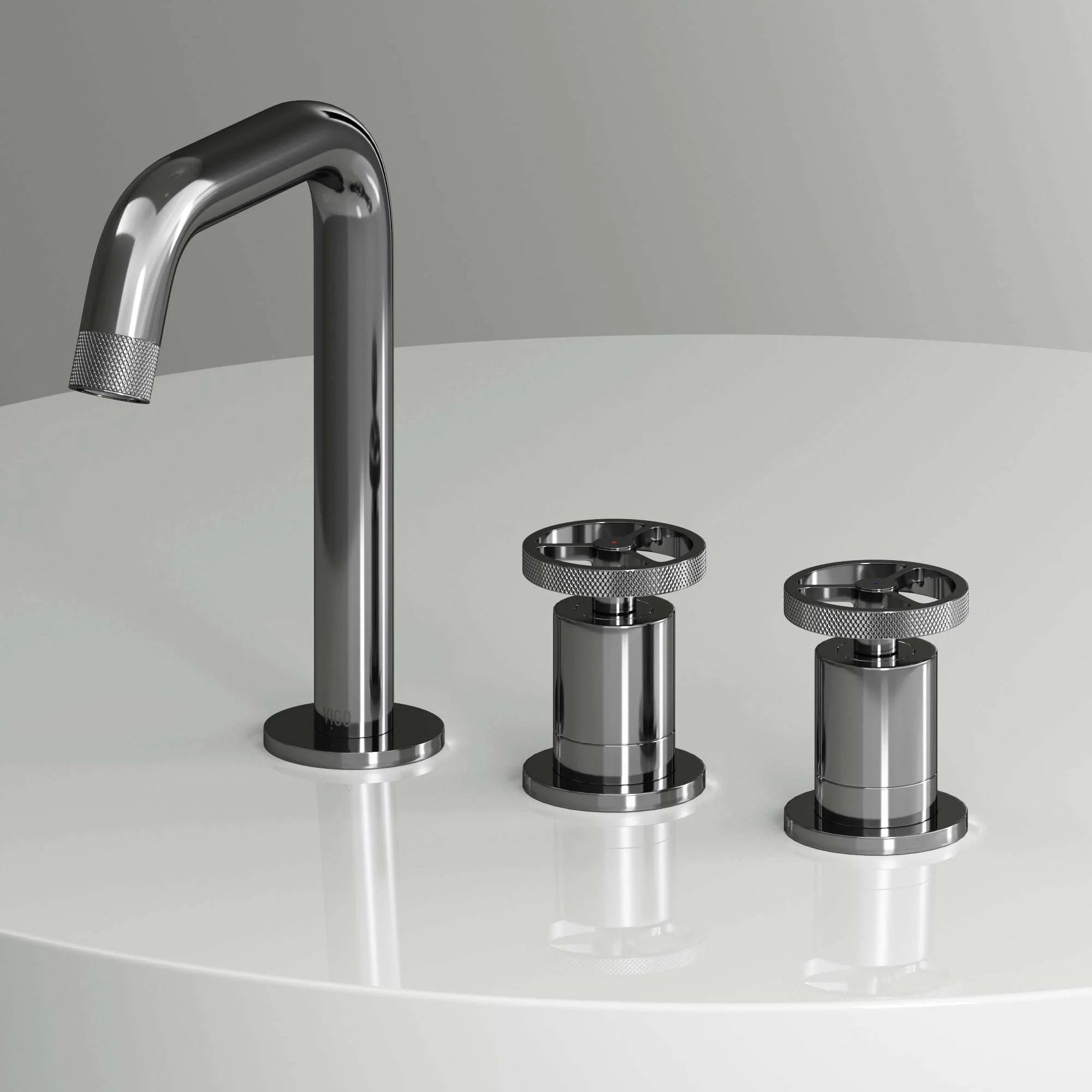 VIGO - Cass 2 Handle Widespread Bathroom Faucet In Chrome Model# VG01301CH