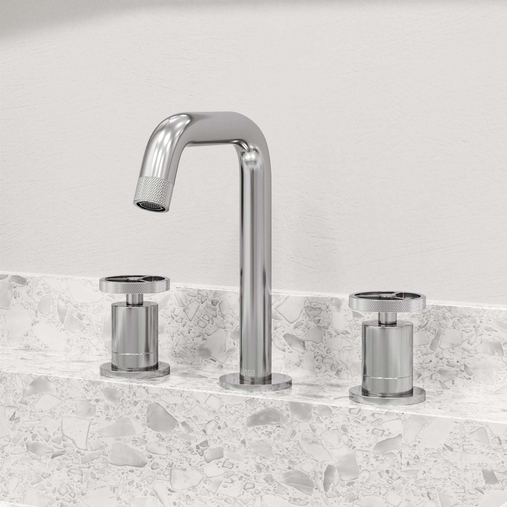 VIGO - Cass 2 Handle Widespread Bathroom Faucet In Chrome Model# VG01301CH