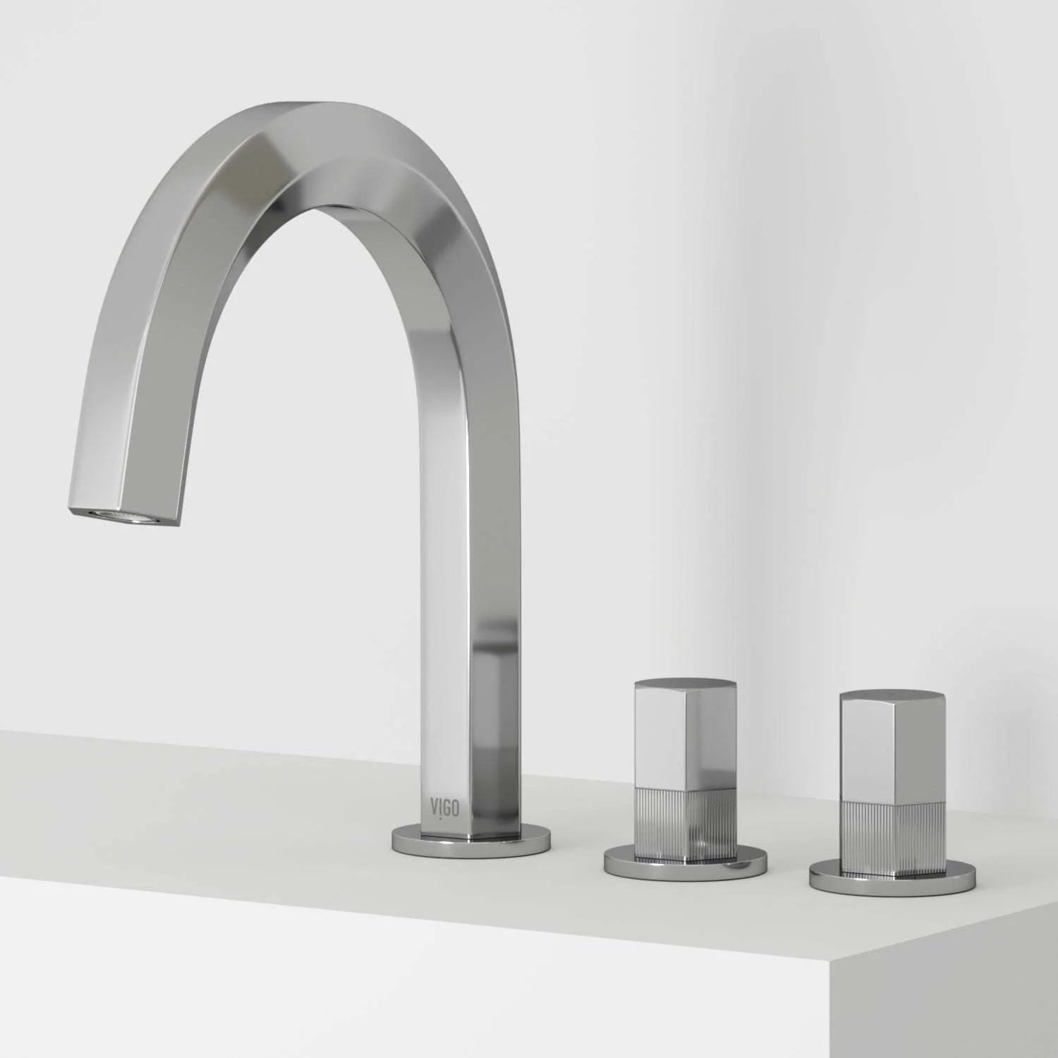 VIGO - Hart 9 in.  Hexad 2 Handles Widespread Bathroom Faucet In Chrome Model# VG01303CH