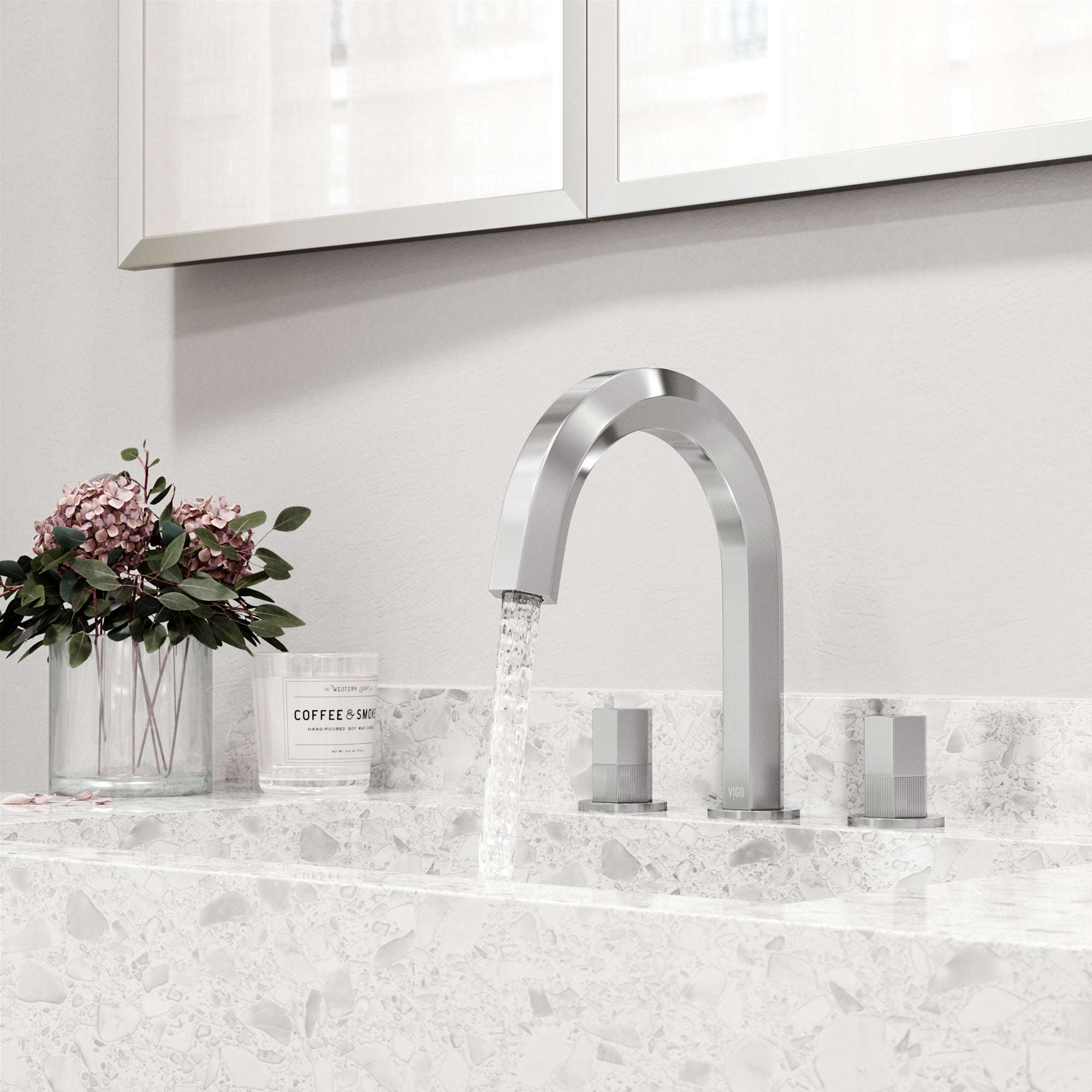 VIGO - Hart 9 in.  Hexad 2 Handles Widespread Bathroom Faucet In Chrome Model# VG01303CH