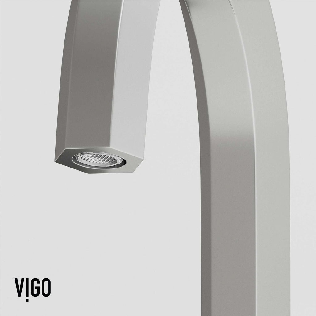VIGO - Hart 9 in.  Hexad 2 Handles Widespread Bathroom Faucet In Chrome Model# VG01303CH