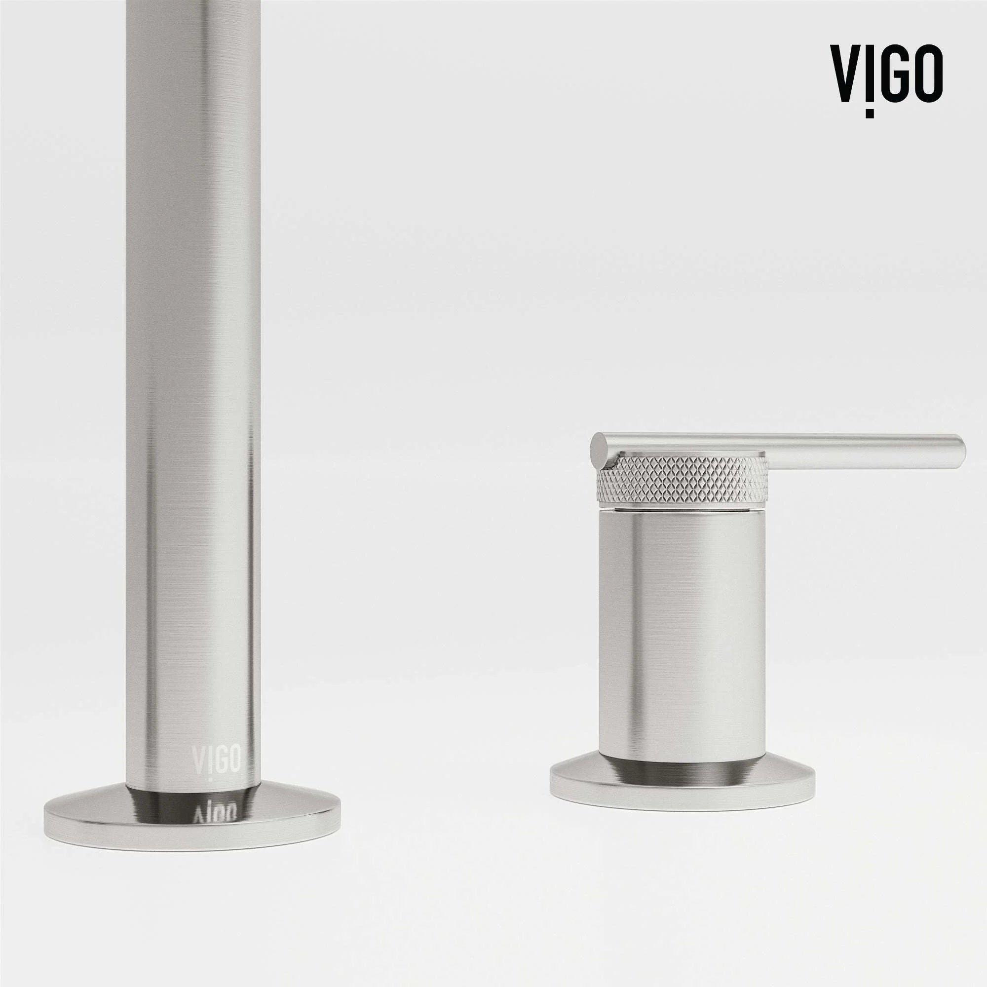 VIGO - Sterling Widespread 2 Handle Bathroom Faucet In Brushed Nickel Model# VG01304BN