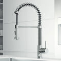 VIGO- Edison 19 in. Pull-Down Spring Kitchen Faucet In Chrome Model# VG02001CH