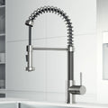VIGO- Edison 19 in. Pull-Down Spring Kitchen Faucet In Stainless Steel Model# VG02001ST