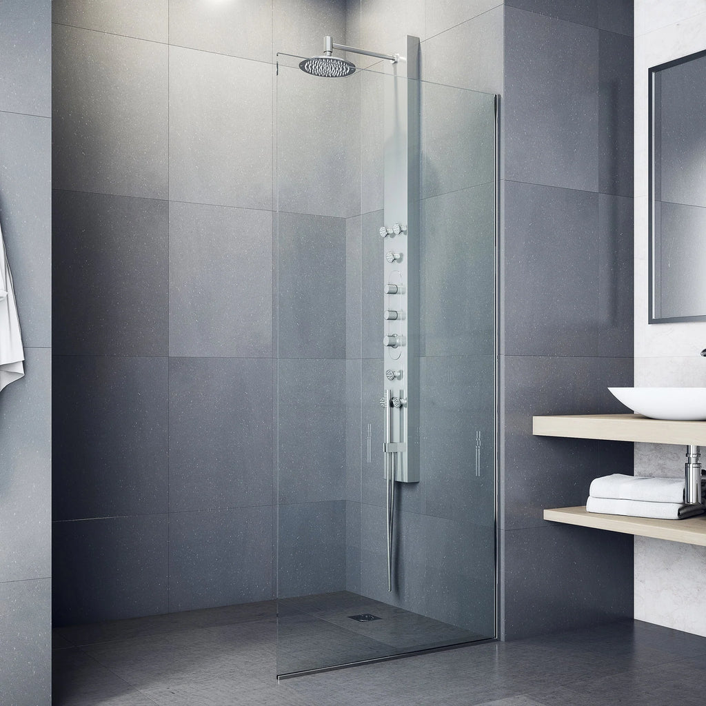 VIGO - Dilana 6-Jet Shower Panel System In Stainless Steel Finish Model# VG08001
