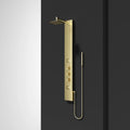 VIGO - Davidson Rector 2-Jet Shower Panel System In Matte Brushed Gold Finish Model# VG08012MG