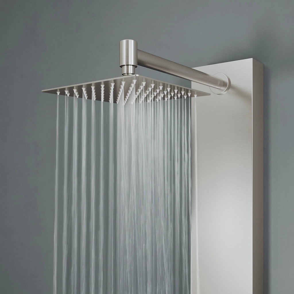 VIGO - Davidson Rector 2-Jet Shower Panel System In Stainless Steel Model# VG08012ST