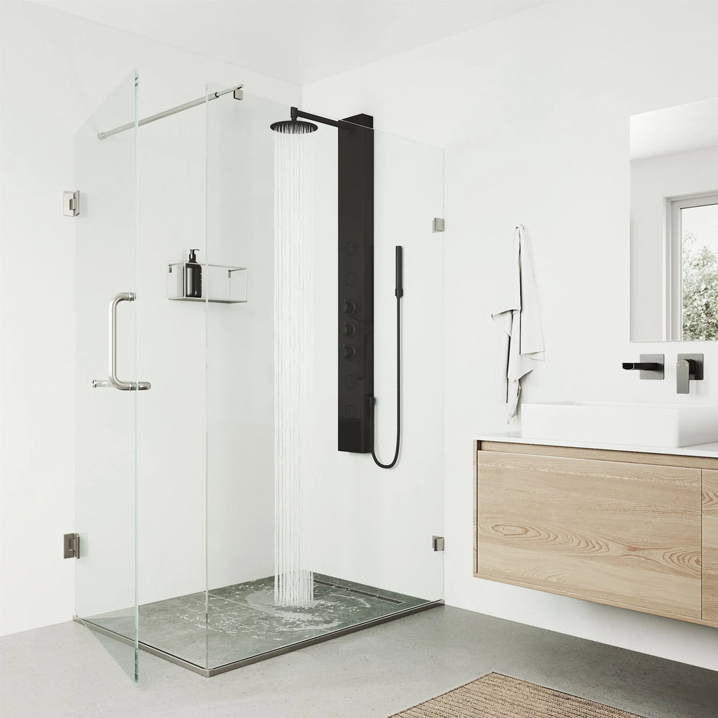 VIGO - Elan Ellington 4-Jet Shower Panel System In Matte Black Model# VG08013MB