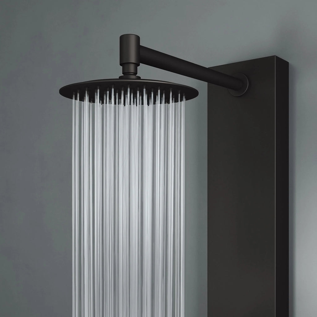 VIGO - Elan Ellington 4-Jet Shower Panel System In Matte Black Model# VG08013MB