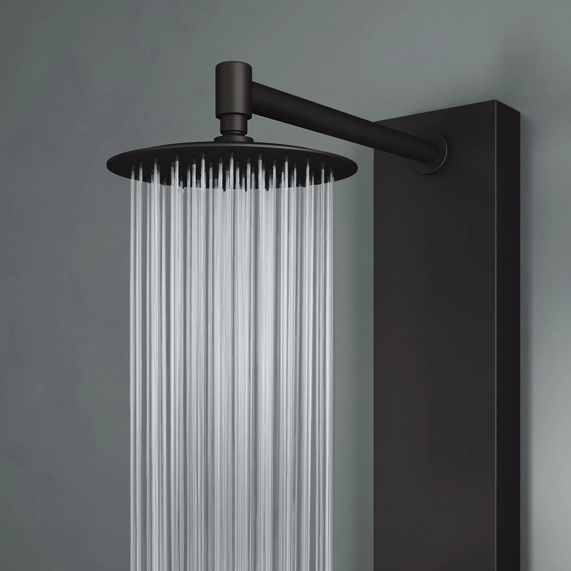 VIGO - Elan Ellington 4-Jet Shower Panel System In Matte Black Model# VG08013MB