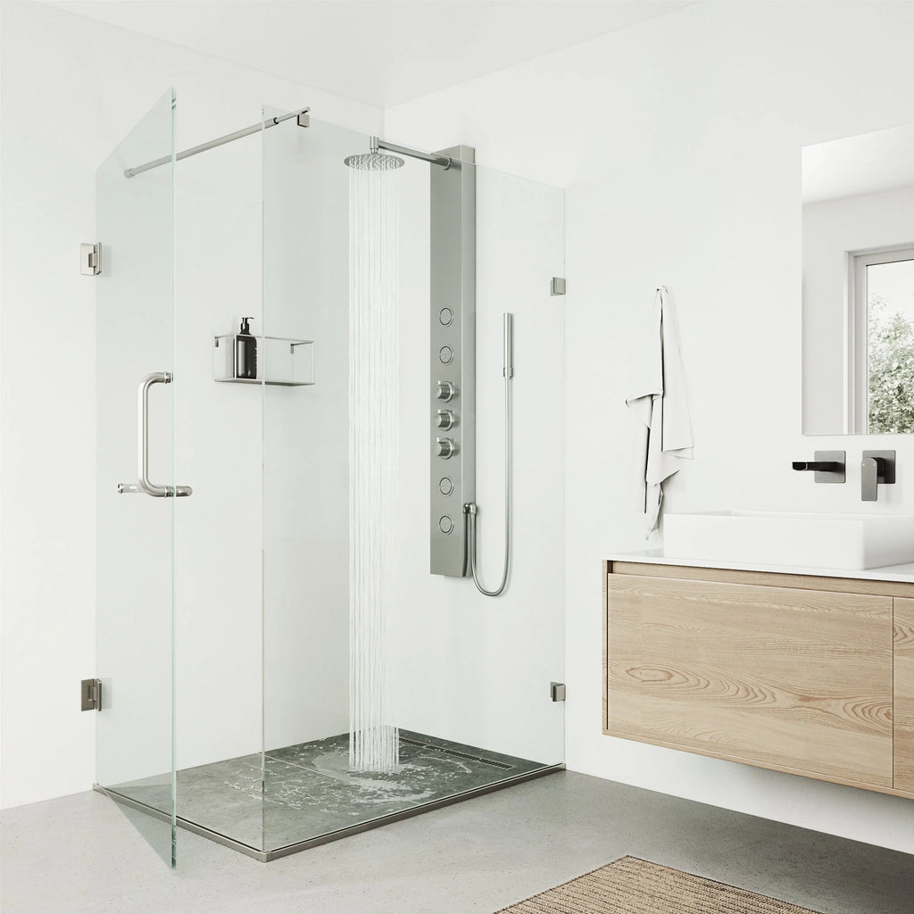 VIGO - Elan Ellington 4-Jet Shower Panel System In Stainless Steel Model# VG08013ST